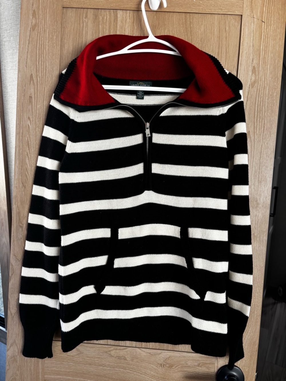 Ralph Lauren Striped Pullover Sweater USA Size M Coastal Summer Cotton Knit
